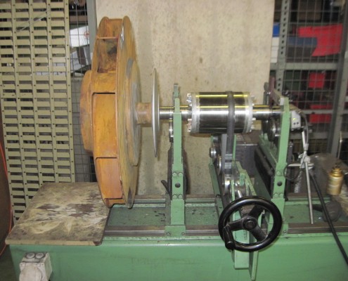 Equilibrage dynamique d'un rotor et d'une hélice de ventilation