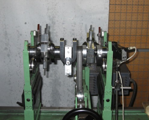 Equilibrage d'un Vilebrequin avec masses de compensation