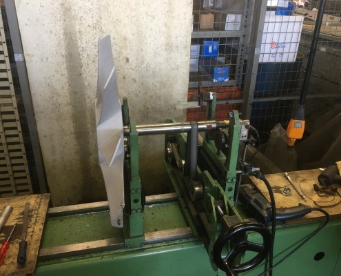 Equilibrage dynamique d'une hélice de refroidissement