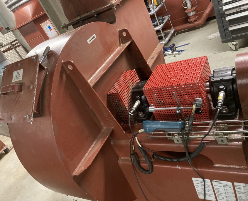 Equilibrage sur site d'une turbine de ventilation