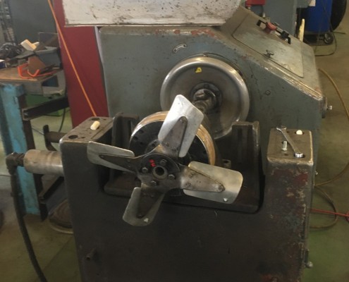 Equilibrage dynamique d'une hélice de ventilation