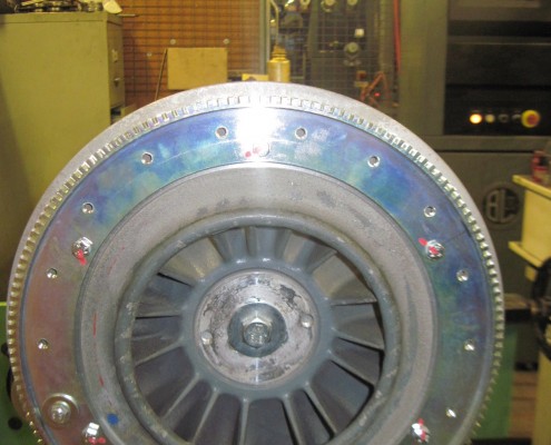 Equilibrage dynamique d'une turbine de ventilation