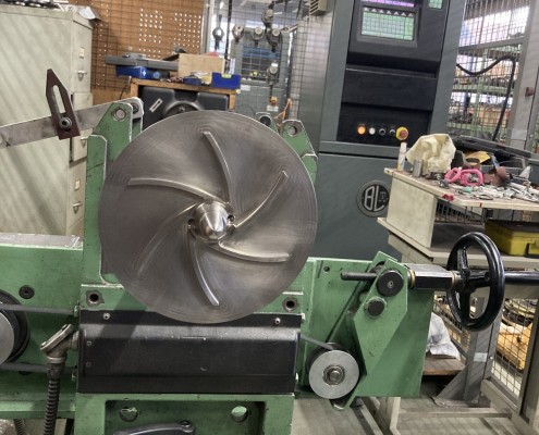 Equilibrage dynamique d'une turbine Inox